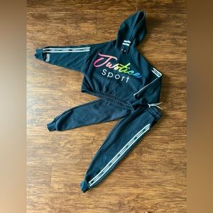 Justice Brand 2pc Girl’s Sweatsuits size 8